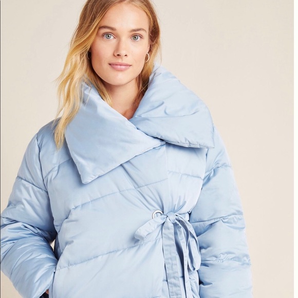 NWT Anthropologie Oversized Wrap Puffer Jacket - Picture 2 of 7